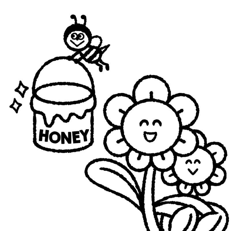 ぬり絵】くまのパプリカ | bigfish TOYS