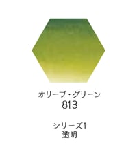 セヌリエ水彩絵具10mlチューブ：813　オリーブ・グリーン