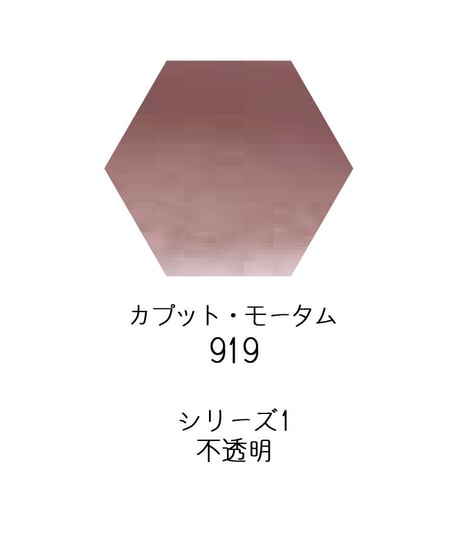 セヌリエ水彩絵具10mlチューブ：919　カプット・モータム