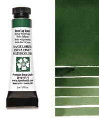 ダニエル・スミス水彩絵具5ml：ディープ・サップグリーン