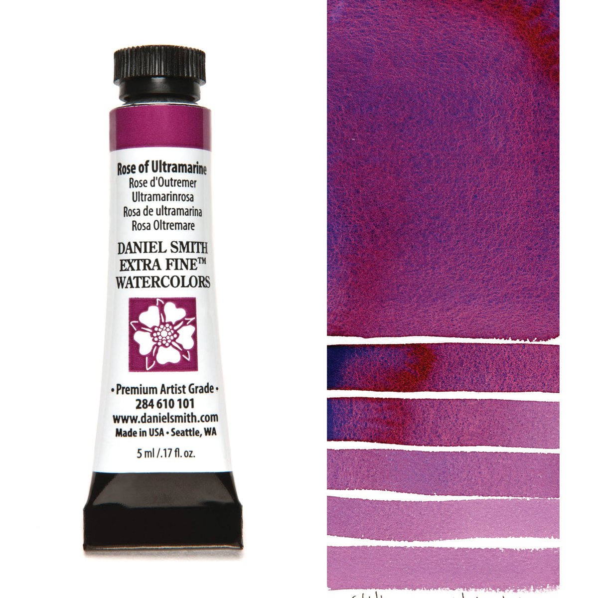ダニエル・スミス水彩絵具5ml：ローズ・オブ・ウルトラマリン