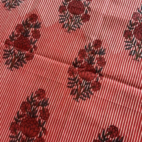 outlet【生地2.9m】red stripe