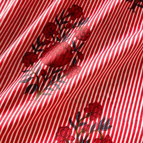 outlet【生地2.5m】red stripe