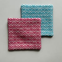 刺繍コースター【2枚セット】