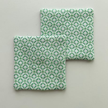 刺繍コースター【2枚セット】