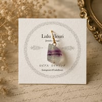 【LFR0003】片耳ピアス-フローライトC