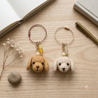 【荒画0187】ダックス キーホルダー