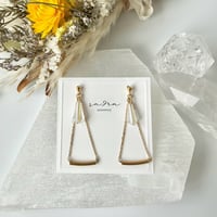【S9R0220】トライアングルピアス（イヤリング変更可）