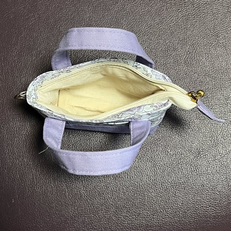 【MILA56】ファスナー付きミニトートバック　A56