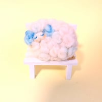 【すぅ0139】ひつじぐむマグネット