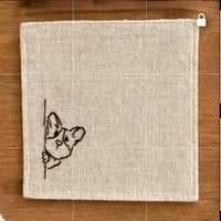 【荒画0353】刺繍コースター