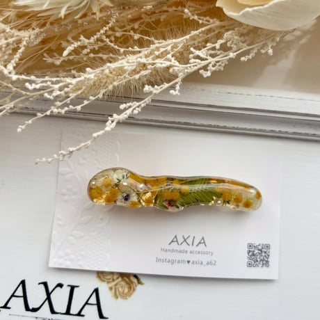 【AXAC17】ミモザのヘアクリップ