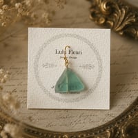 【LFR0002】片耳ピアス-フローライトB
