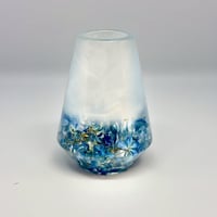 【SZB0026】小さな花瓶(アジサイ)