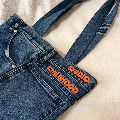 【3730134】ロゴ刺繍デザイン　bigバッグ