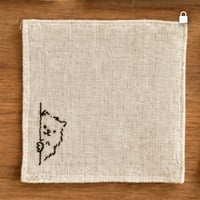【荒画0350】刺繍コースター