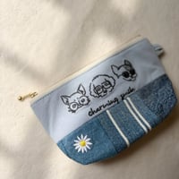 【3730155】わんちゃん刺繍ポーチ