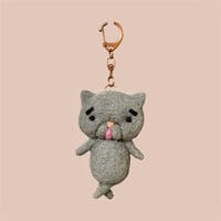 【荒画0273】キーホルダー 猫さん