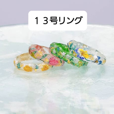 【RIM0090】手描きリング13号(ノースポール)