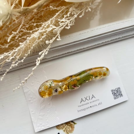 【AXAC17】ミモザのヘアクリップ