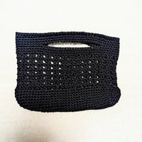 【うさ0391】ニットミニバッグ