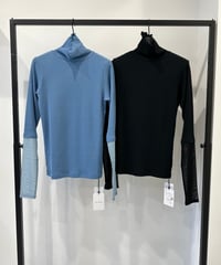 【ma couleur/YAMATODRESS】エアリーツイストテレコレイヤードシアータートル