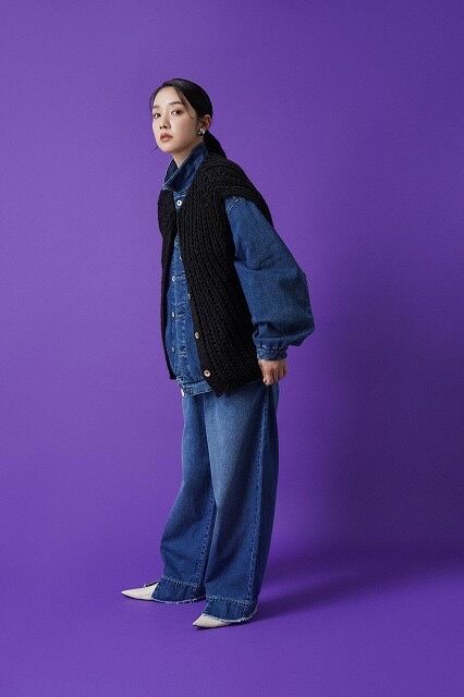 最終お値下げ⭐︎The toe Wimbledon Jacket blue AMBIDEX Store ○○2/32 強撚綿すいかインターシャ 半袖プル