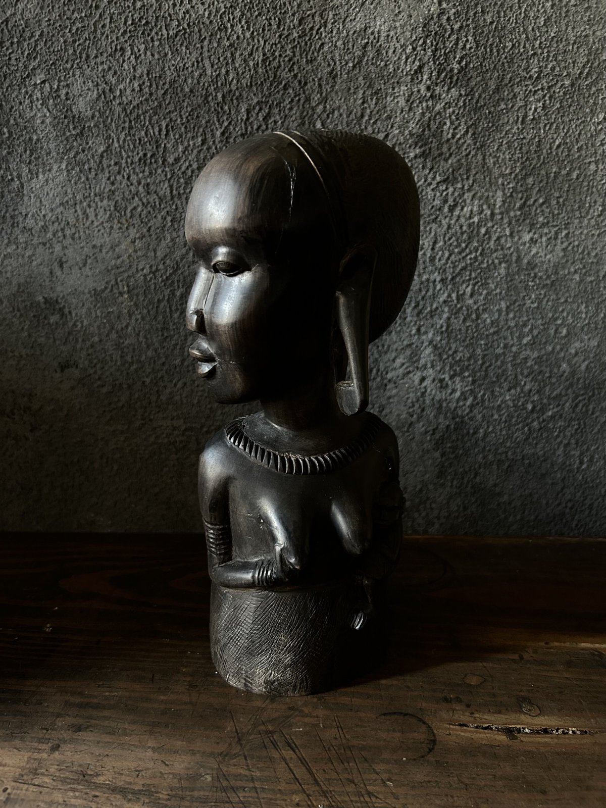 骨董 黒檀七重塔 120cm 骨董 黒檀七重塔 120cm