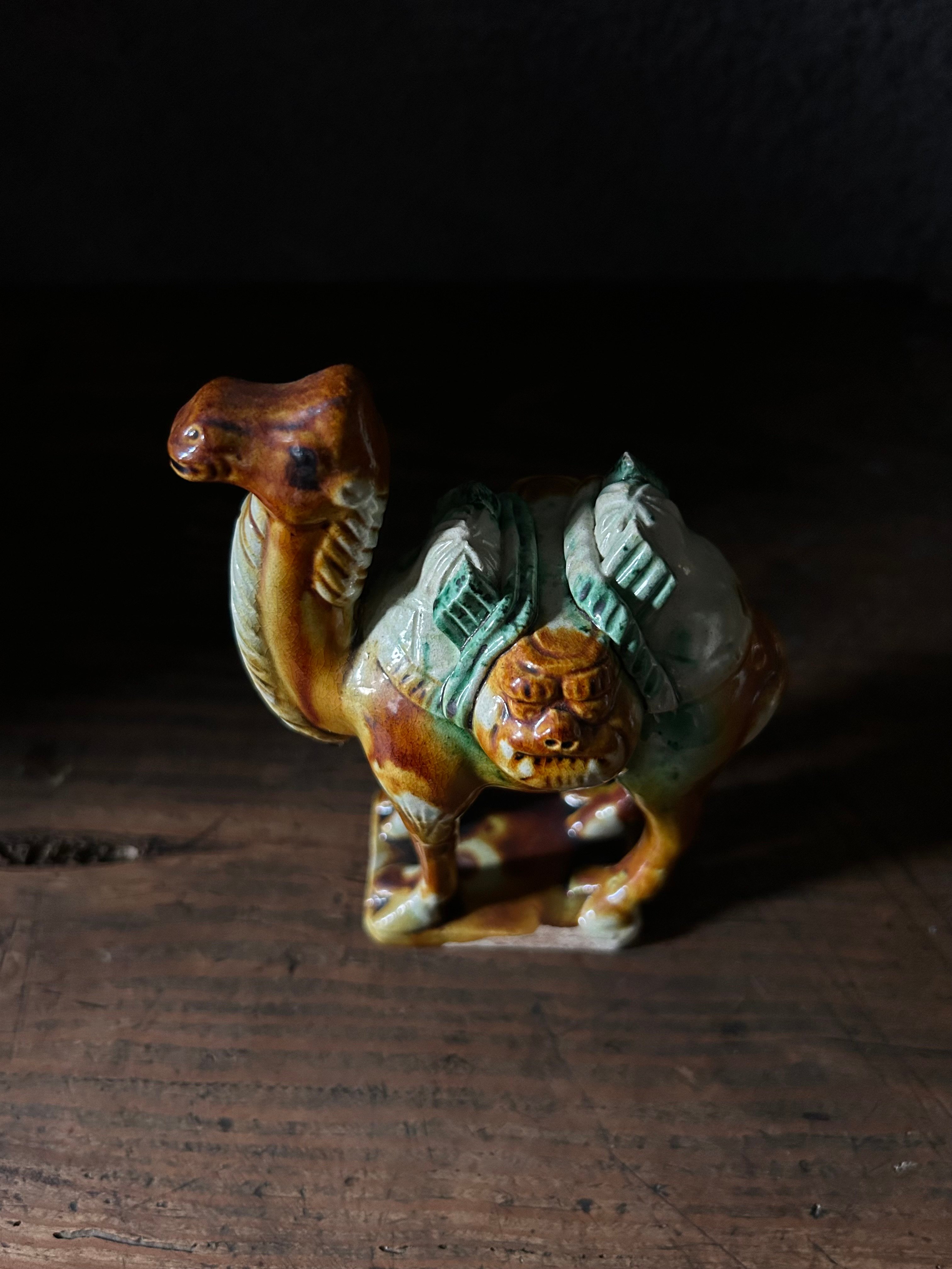 ラクダ　置物　銀　時代物 original