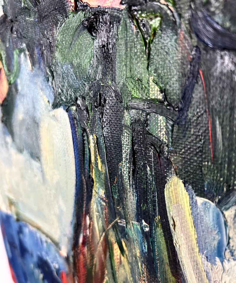 バラの油絵/岡本由郎/静物画/アート | 骨董・アンティークの バラの油絵/岡本由郎/静物画/アート | 骨董・アンティークの