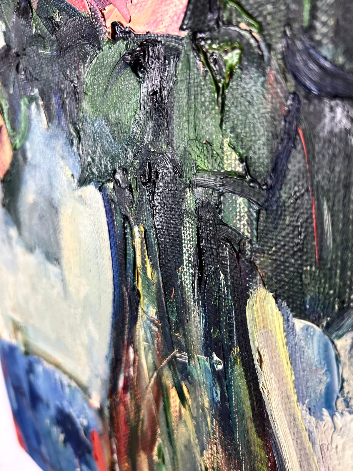 バラの油絵/岡本由郎/静物画/アート | 骨董・アンティークのオンライン