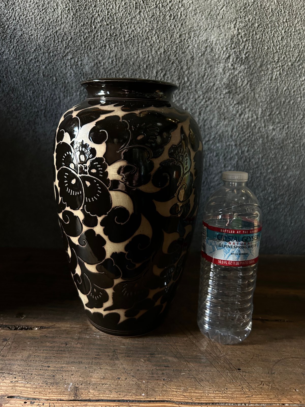 砥部焼の花器/竹山窯/飾り壺/花瓶/インテリア | 骨董 砥部焼の花器/竹山窯/飾り壺/花瓶/インテリア | 骨董