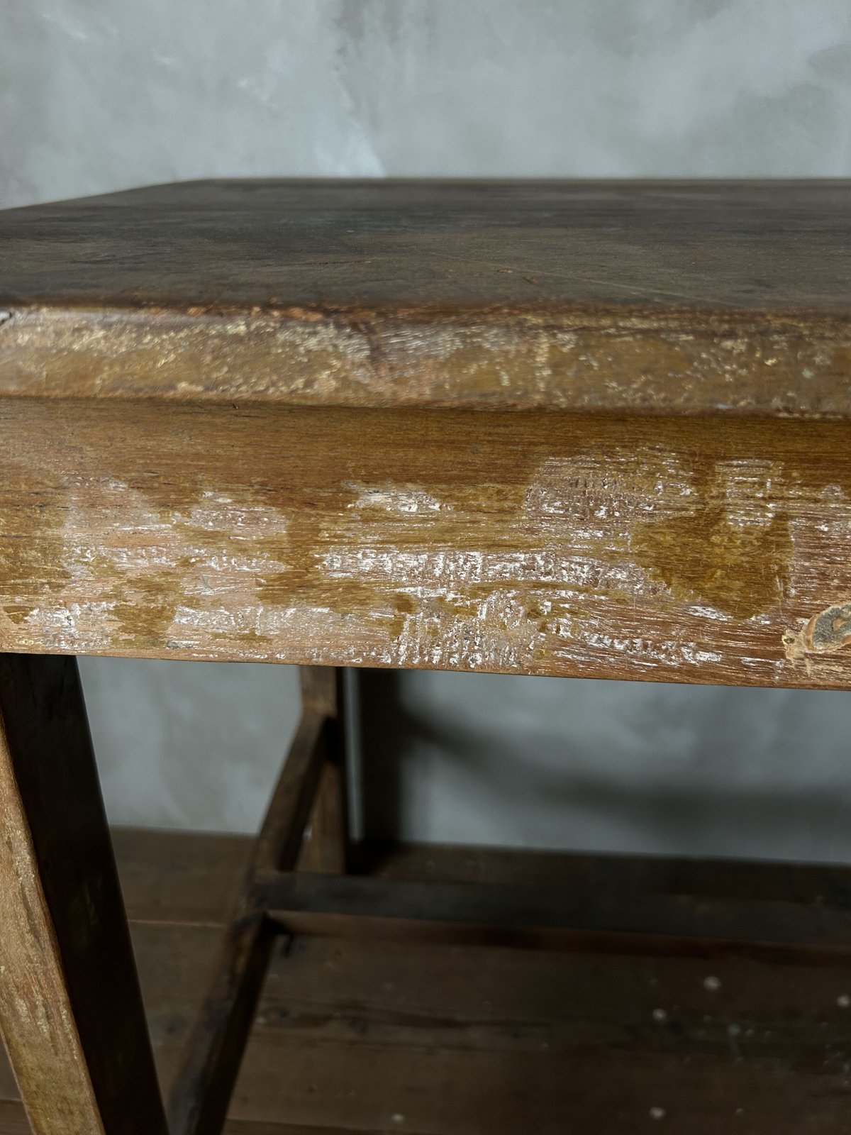 チーク材のデスク/家具/アンティーク | 骨董・アンティークの