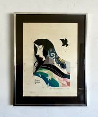 絵画「北の花」/稲垣昌紀/油絵/アンティーク | 骨董 絵画「北の花」/稲垣昌紀/油絵/アンティーク | 骨董