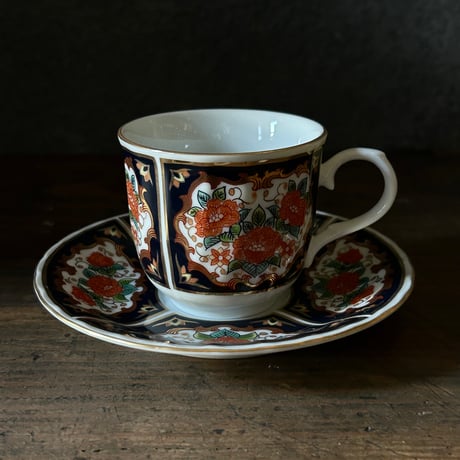 コーヒーカップB/有田焼/花柄/アンティーク
