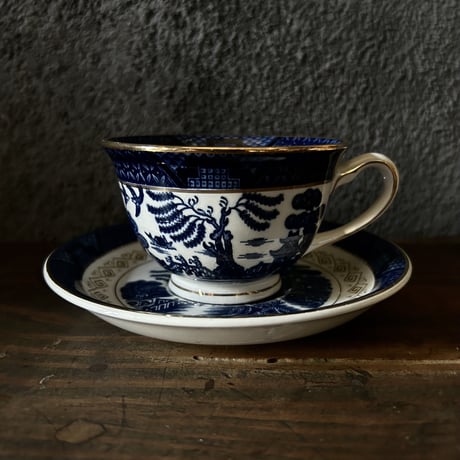 コーヒーカップX/NIKKO/青絵/クラシック