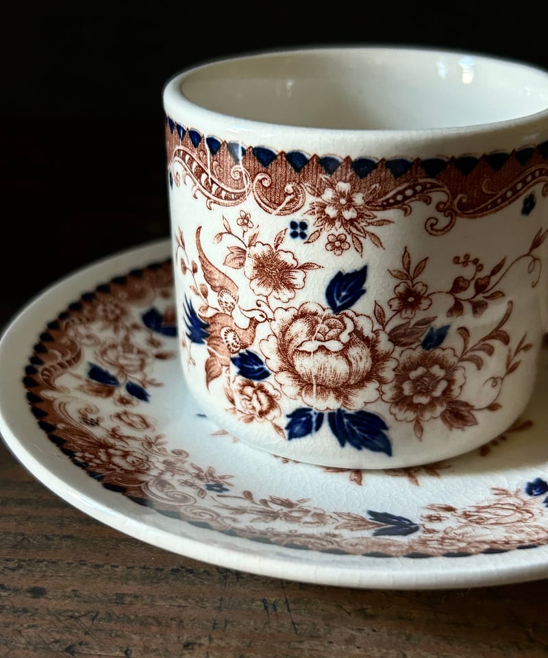 コーヒーカップK/昭和レトロ/花柄/食器 | 骨董・アンティークの