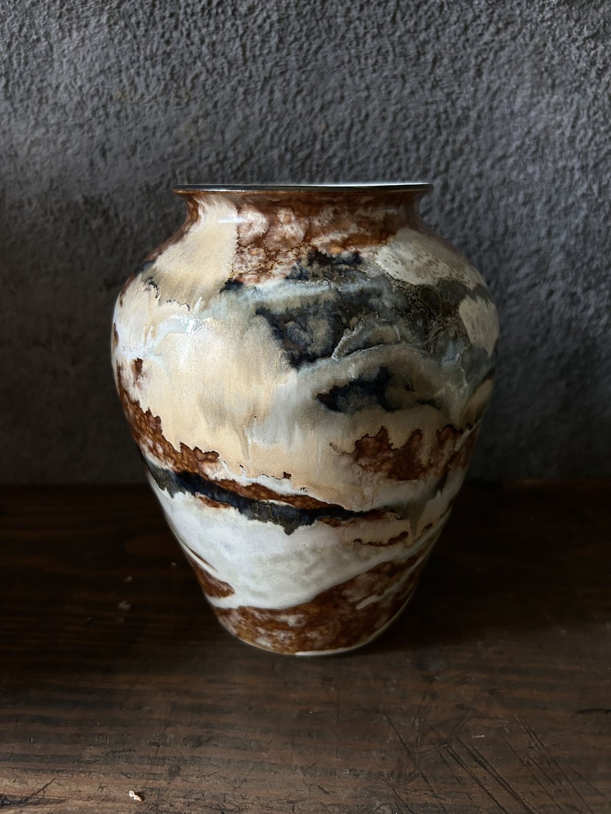 有田焼の花器K24/光風作/水彩柄/骨董 | 骨董・アンティークの 有田焼の花器K24/光風作/水彩柄/骨董 | 骨董・アンティークの