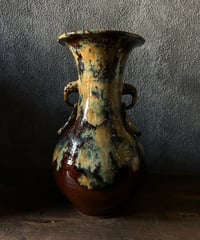 水盤花器K17/生け花/貝模様/骨董/花瓶 | 骨董・アンティークの