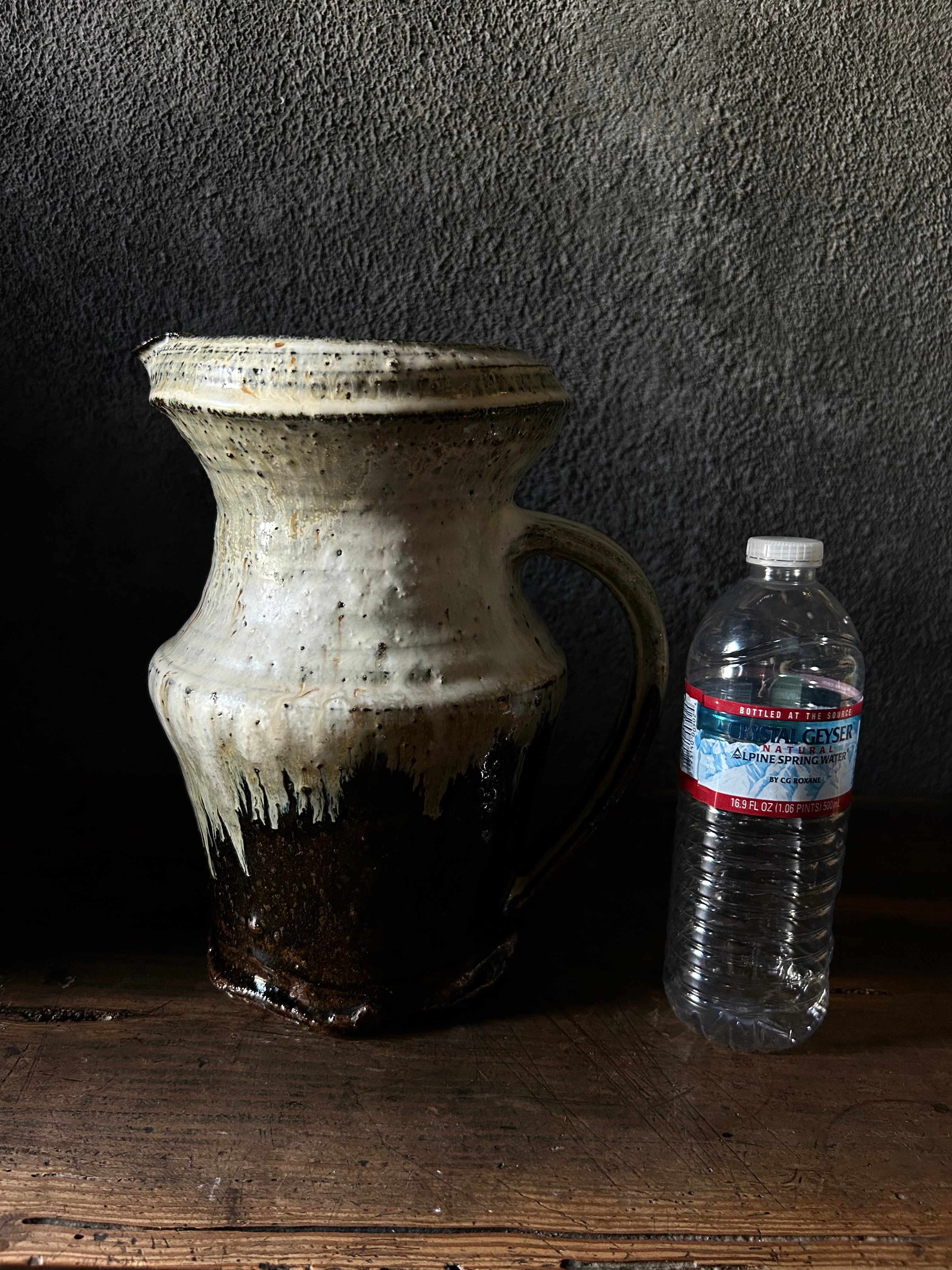 アンティーク 古陶 陶器製 水差し 水注 徳利 花瓶 レトロ 骨董品 水差し花器/陶器/釉薬/花瓶/アンティーク | 骨董・アンティークの