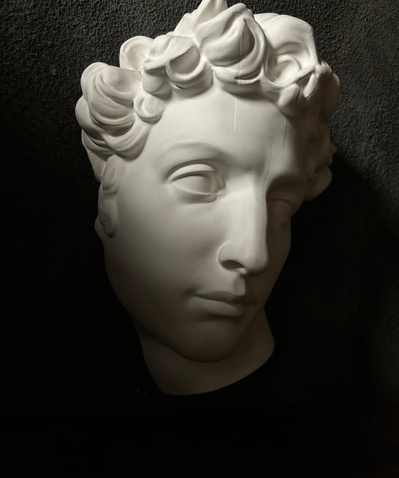 石膏胸像 / ギリシャ神話風 / クラシック 美術像 / 彫刻 装飾