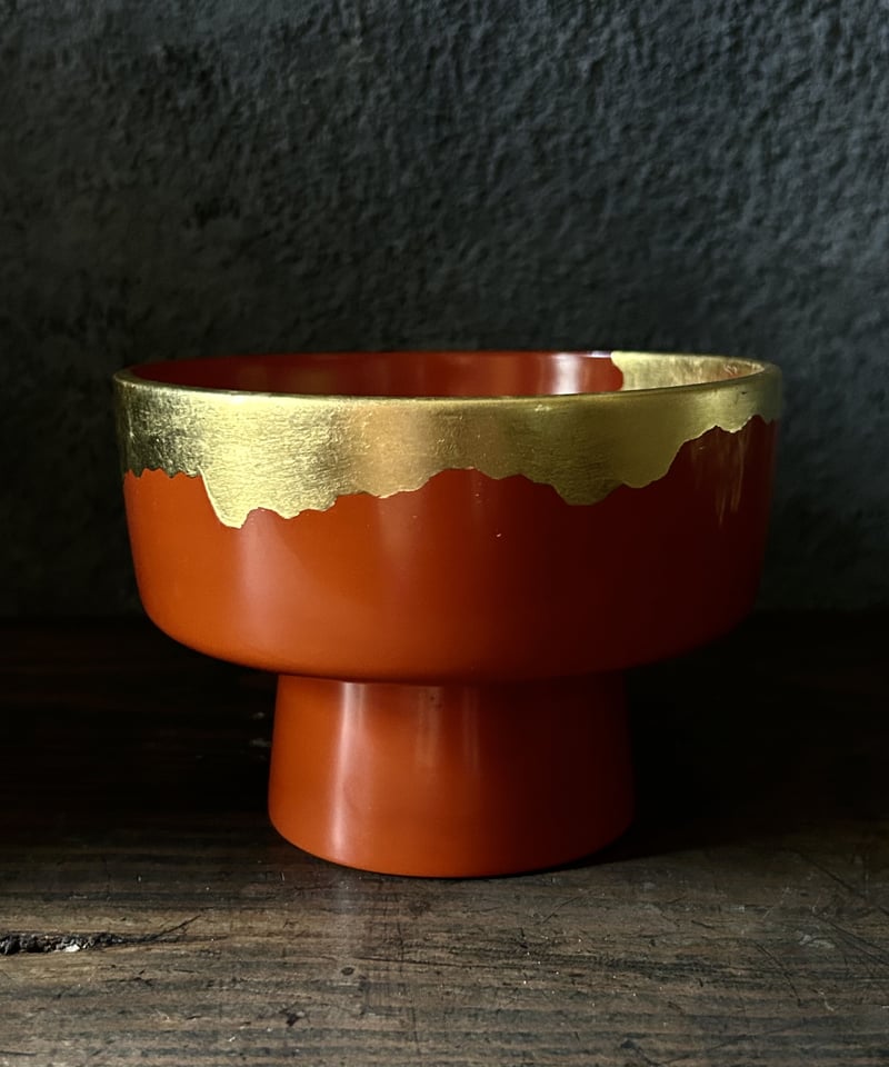 金雲盃の漆器碗/食器/骨董/日本料理/赤黒 | 骨董・アンティーク