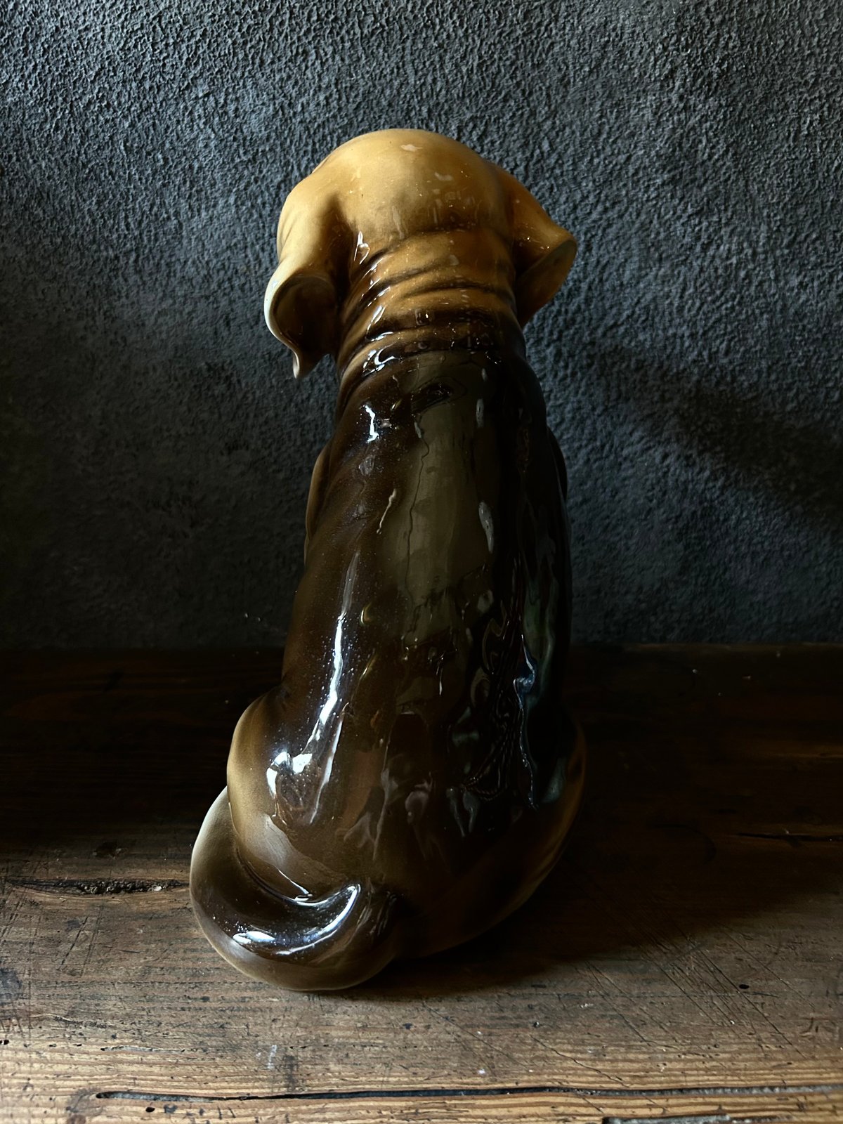 犬　骨董　古物　根付け　根付　ビーグル n115o1-e1652753360957.jpg