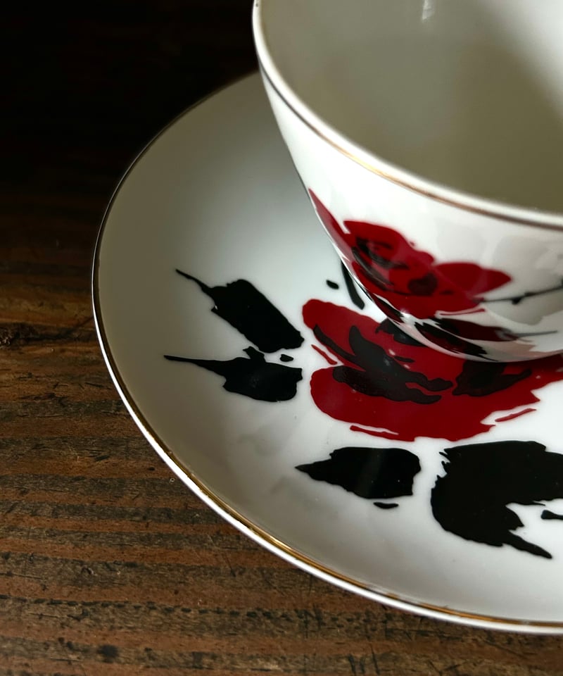 コーヒーカップ/昭和レトロ/バラ/手描き風/ヴィンテージ/Jyoto | 骨董