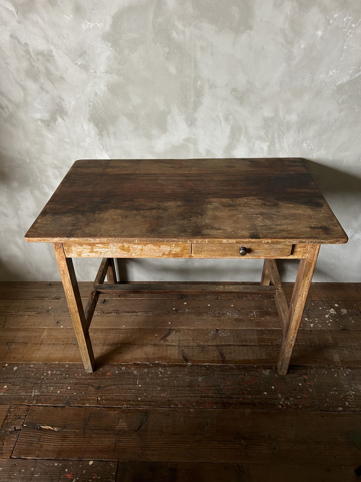 チーク材のデスク/家具/アンティーク | 骨董・アンティークの