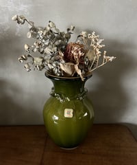 ブーツのフラワーベース/ガラス/アンティーク/花瓶 | 骨董