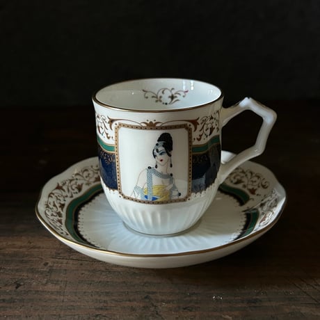 コーヒーカップD/資生堂/デミタスカップ/アンティーク