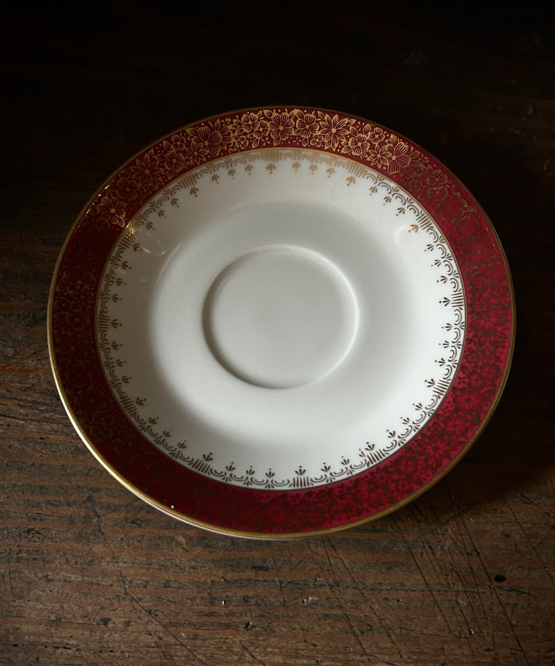 カップ＆ソーサー/Noritake/ノリタケ/Ivory China/金彩/花柄
