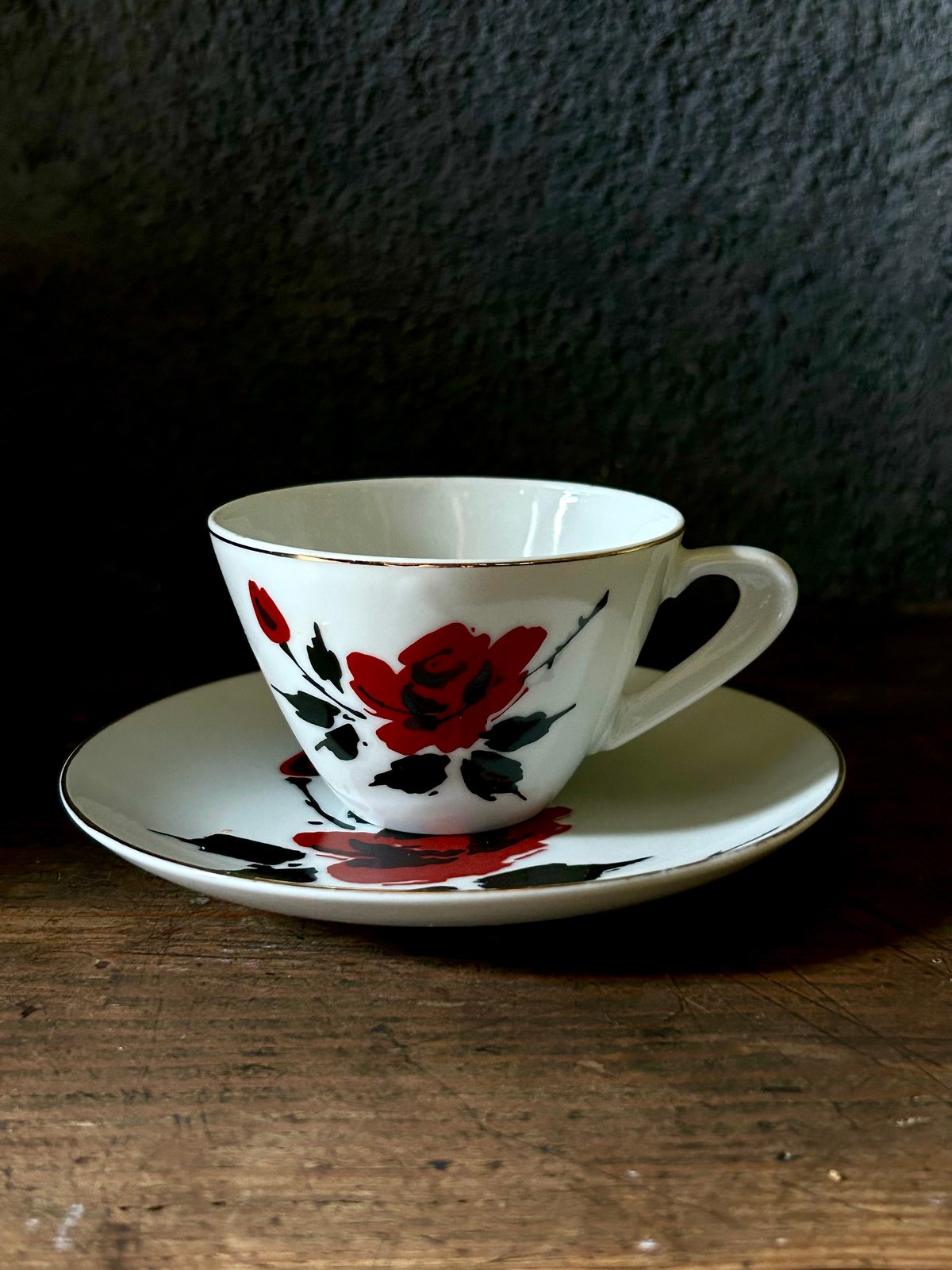 コーヒーカップ/昭和レトロ/バラ/手描き風/ヴィンテージ/Jyoto | 骨董