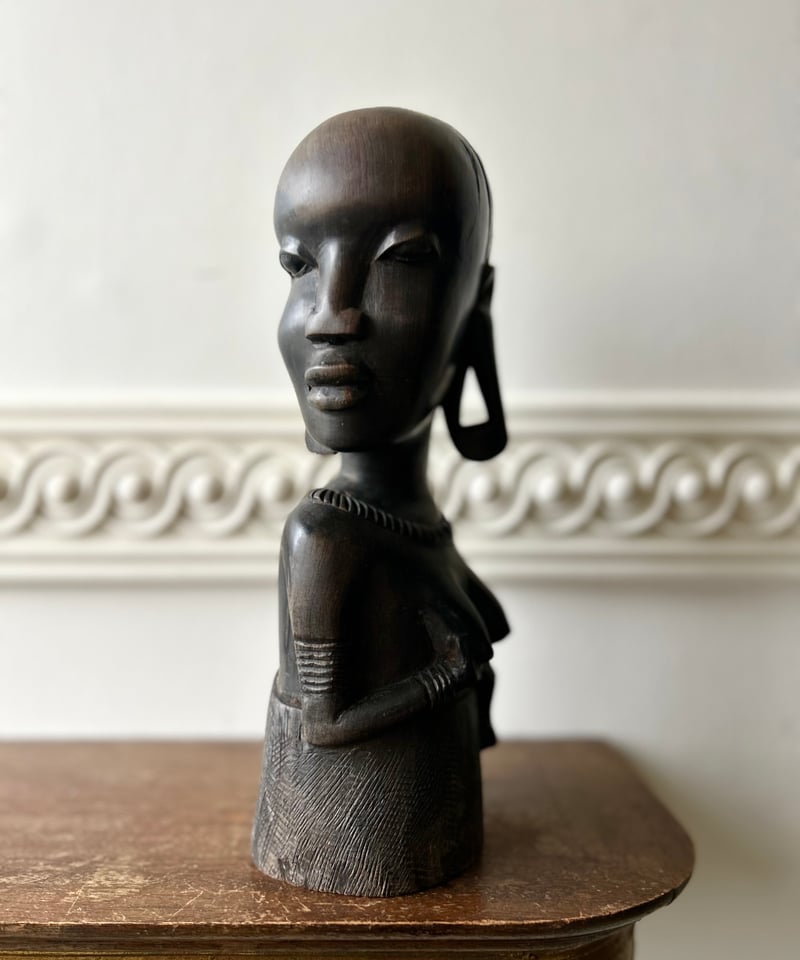 黒檀 仏像 骨董